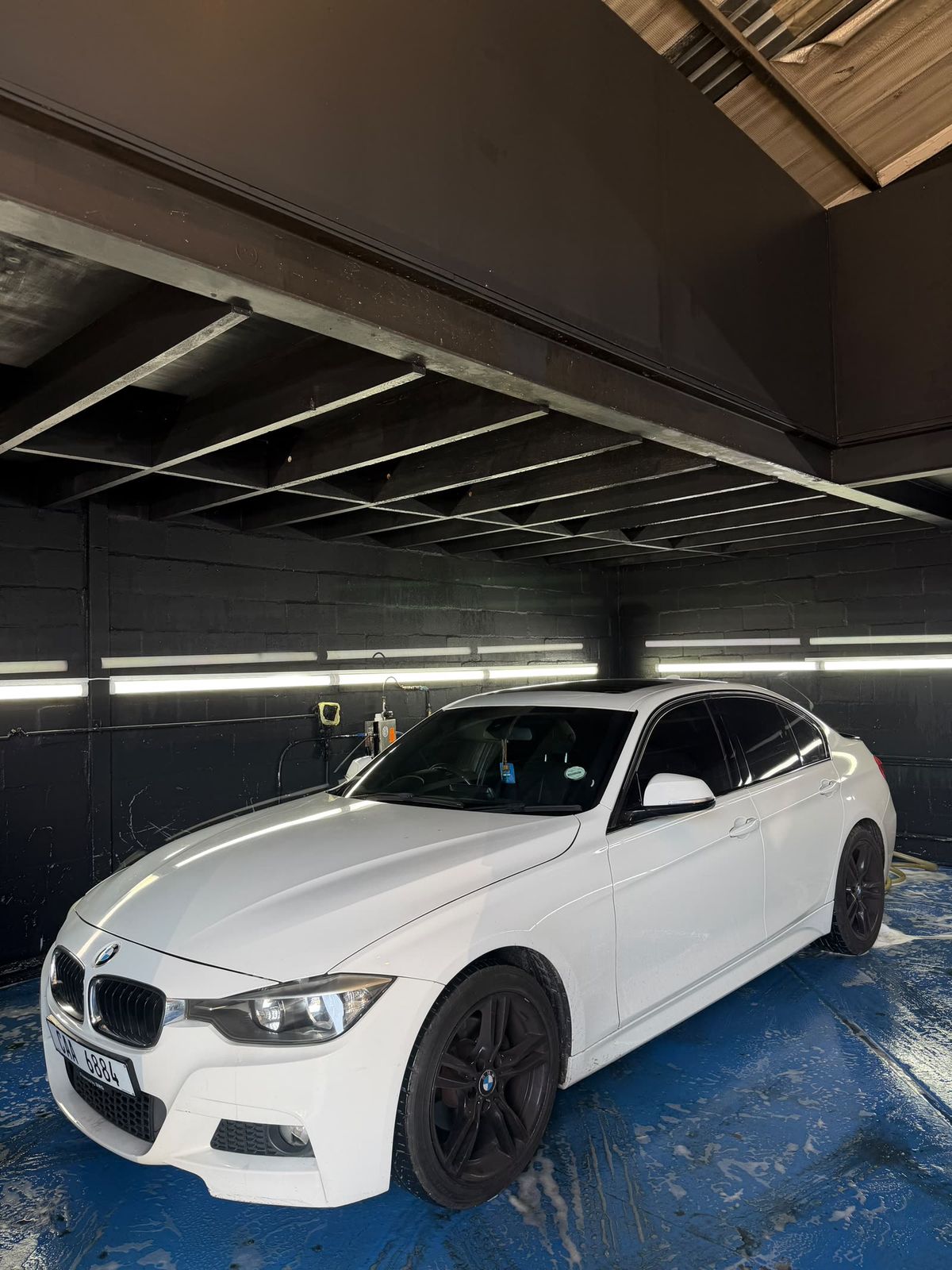 Freshly washed BMW 3 Series