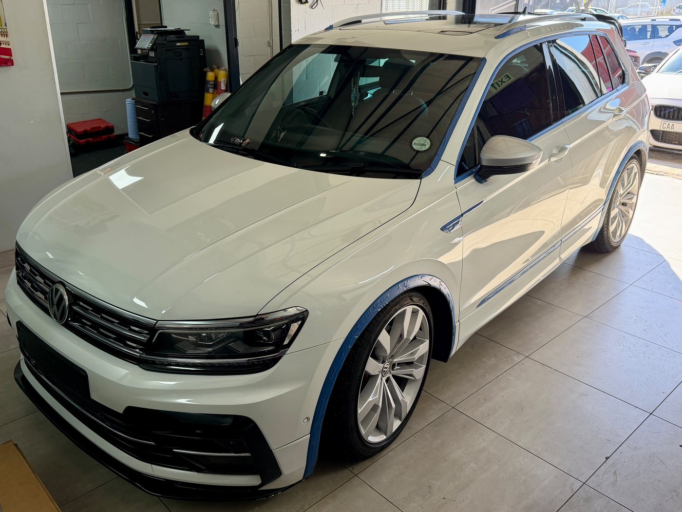 VW Tiguan finished with ceramic coating